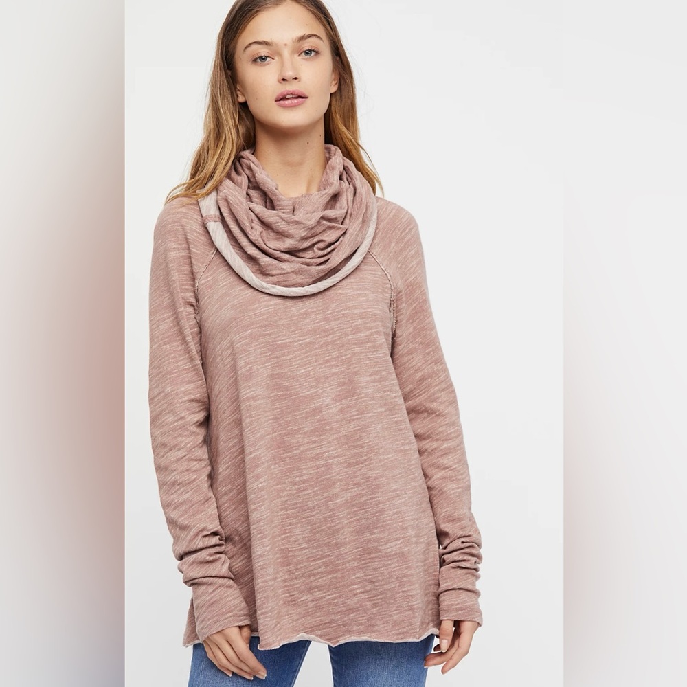 Free‎ People Beach Cocoon Cowl Neck Top Oversized One Body
